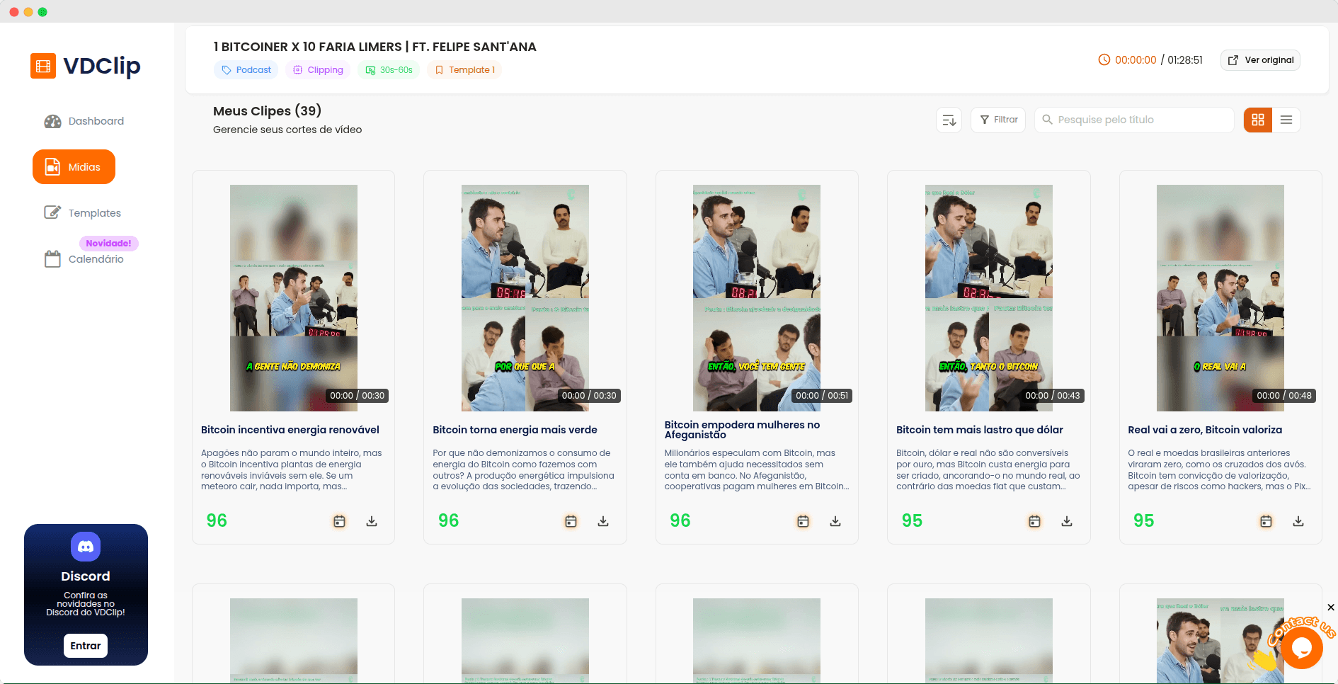Passo 3: Baixe ou publique seus vídeos